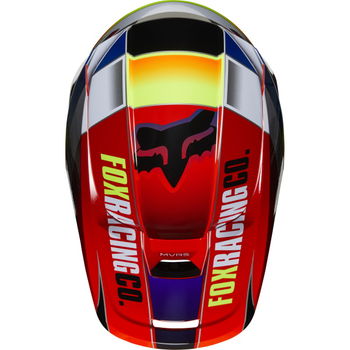 Fox V1 Yorr Helmet Blue Red M (57-58 cm)