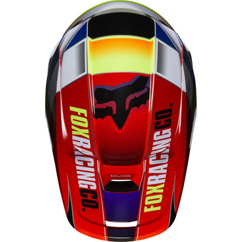 Fox V1 Yorr Helmet Blue Red M (57-58 cm)