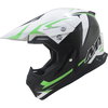 MT Synchrony Steel Helmet Black White Green XL (61-62 cm)