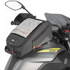 Kappa 9ltr Dark Grey Motorcycle Tanklock Bag In Use                                                                                                                                                                                                            