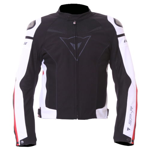 Dainese Super Speed Tex Jacket Black White Red Mens - 42