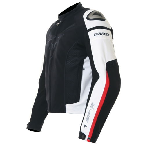 Dainese Super Speed Tex Jacket Black White Red Mens - 42