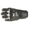 IXS Cube Gloves Black White Mens - XS