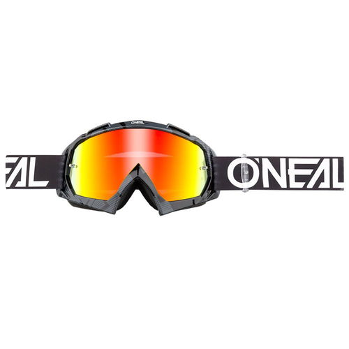 Oneal B-10 Pixel Goggles - Black White/Radium Lens