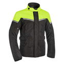 Long Waterproof Jacket Black Yellow