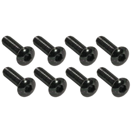 Bike It Black Button Screen Bolts