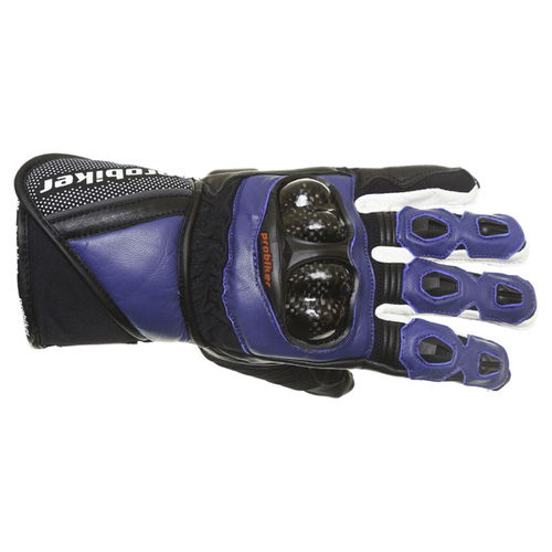 Probiker PRX-12 Gloves White Blue Black Mens - M