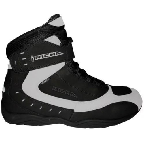 Richa Slick Boots Black White Mens - 4 - EU 38