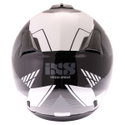 HX444 Angle Helmet Black White Silver