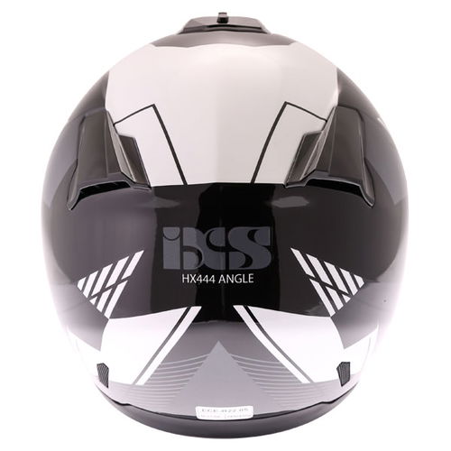 IXS HX444 Angle Helmet Black White Silver XS (53-54 cm)