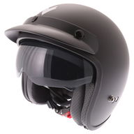 DV37 Open Face Helmet Matt Black