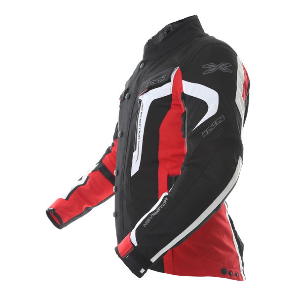 IXS Navigator Jacket Black Red White Mens - S