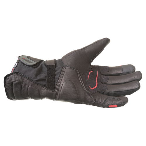 IXS Adventure Gloves Grey Black Red Mens - XS