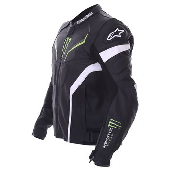 Alpinestars Shadow Monster Jacket Black White Green Mens - 40