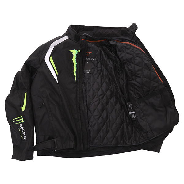 Alpinestars Spirit Monster WP Jacket Black White Green Mens - M