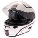 HX444 Classic Helmet White Black Red