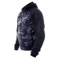 Chrome Sport Hoodie Black Grey Camo
