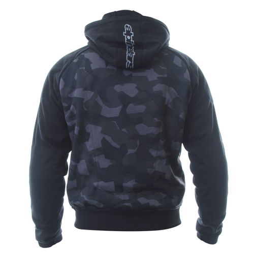 Alpinestars Chrome Sport Hoodie Black Grey Camo Mens - S