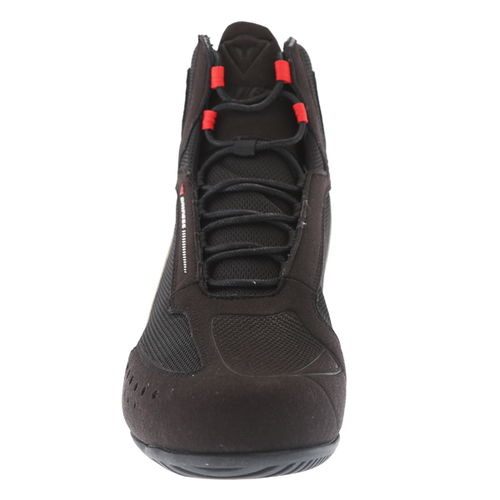 Dainese Motorshoe D-WP Shoes Black White Red Mens - 6.5 - EU 40