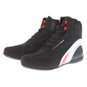 Motorshoe D-WP Shoes Black White Red