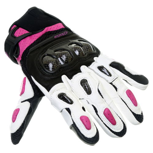 Alpinestars Stella SPX AC Gloves Black White Fuchsia Ladies - XS