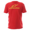 Alpinestars Always Tee Red Hi-Viz Yellow Mens - S