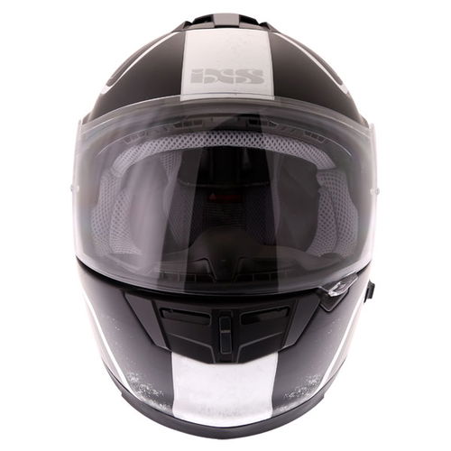 IXS HX444 Classic Helmet Matt Black Silver XS (53-54 cm)