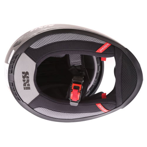 IXS HX444 Classic Helmet Matt Black Silver XS (53-54 cm)