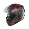 IXS HX444 Angle Helmet Black Red Silver XS (53-54 cm)