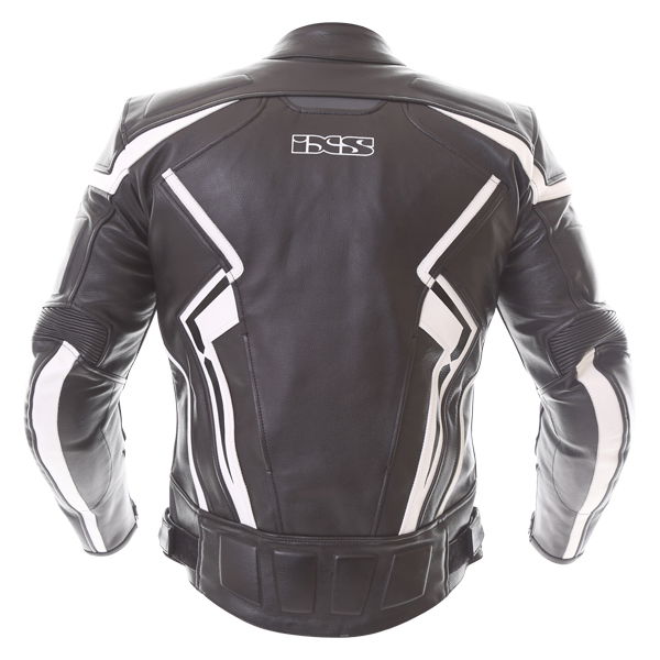 IXS Hype Jacket Black White Mens - 42
