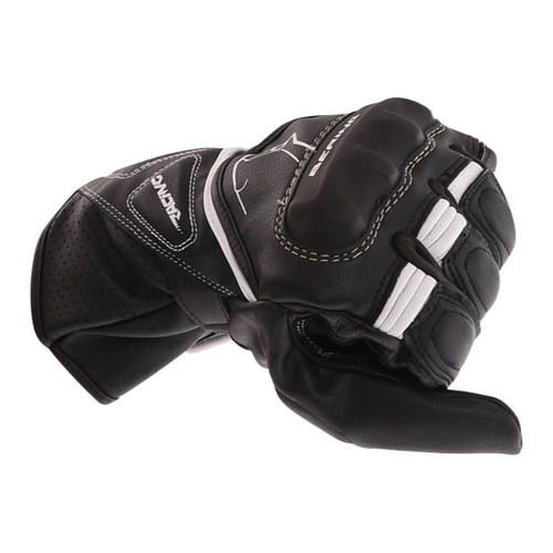 Bering Run-R Gloves Black White Mens - 8 - S