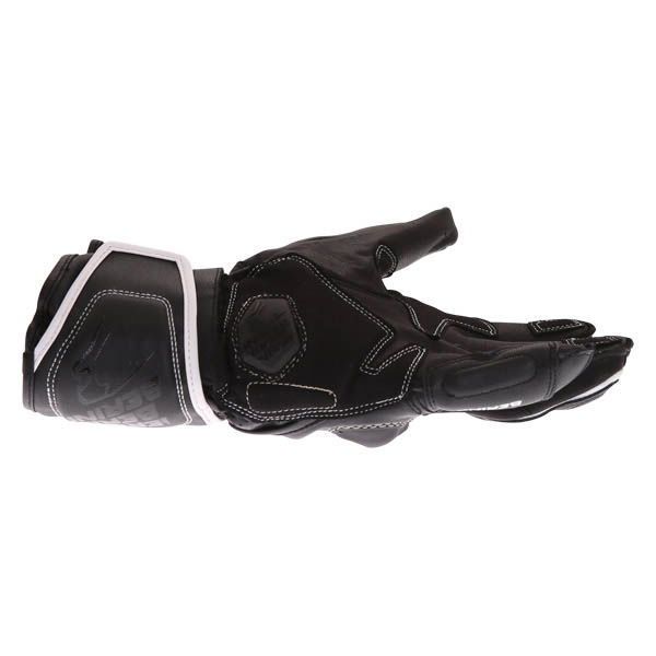 Bering Run-R Gloves Black White Mens - 8 - S
