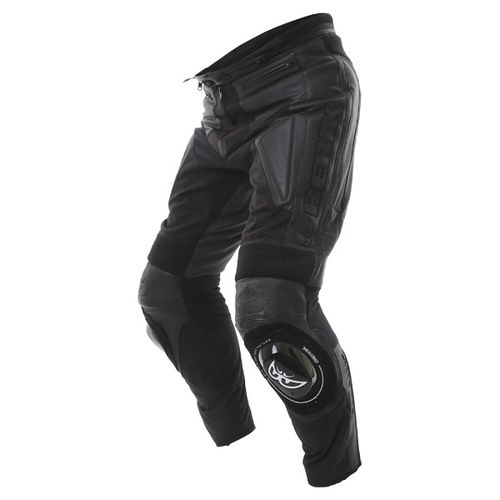 Berik LP-5927 Leather Jeans Black Mens - 36 - Regular