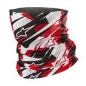 Blurred Neck Tube Black White Red