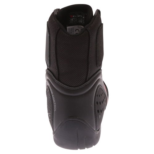 Dainese Motorshoe D1 DWP Boots Black Fluo Red Anthracite Mens - 6 - EU 39