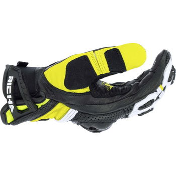 Richa Stealth Gloves Fluo Yellow Mens - S