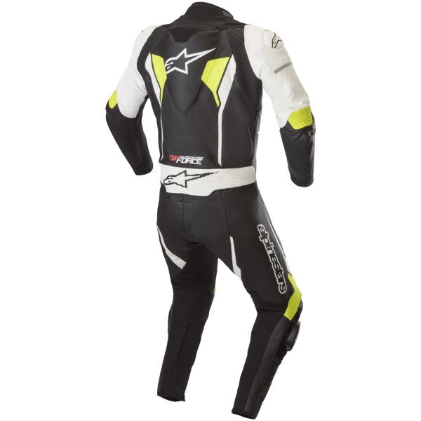 Alpinestars GP Force LT 1pc Suit Black White Yellow Fluo Mens - 40