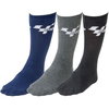 MotoGP Everyday Socks 3 Pairs Black Blue Grey Multipack                                                                                                                                                                                                        