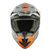 Nitro MX700 Recoil Helmet Silver Black Gun Orange XS (54 cm)