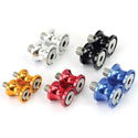 8mm Red Paddock Stand Bobbins