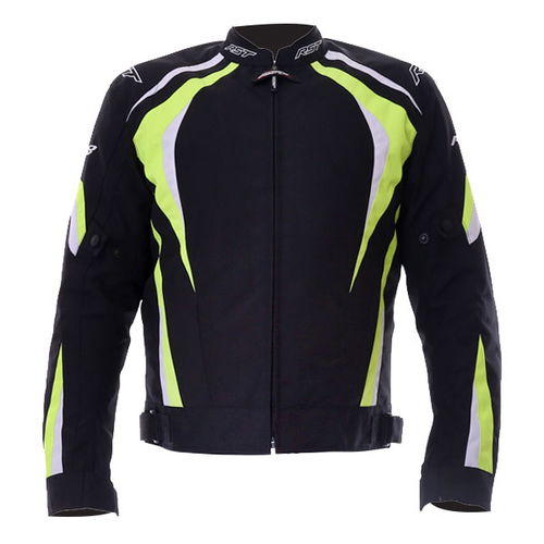 RST R-18 CE Mens Textile Jacket Black Flo Yellow Mens - S - 40