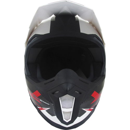 MT Synchrony Steel Helmet Black White Red XL (61-62 cm)