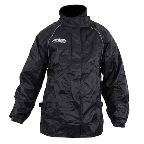 Armr RainWear Over Jacket Black Mens - L