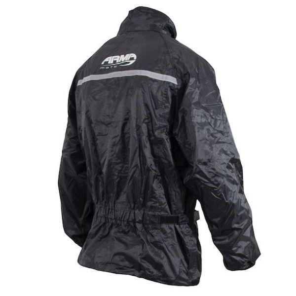 Armr RainWear Over Jacket Black Mens - L
