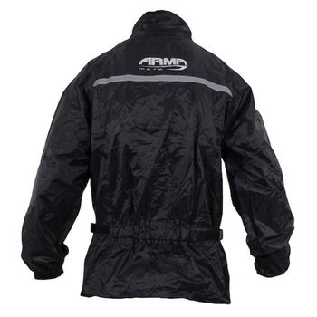 Armr RainWear Over Jacket Black Mens - L