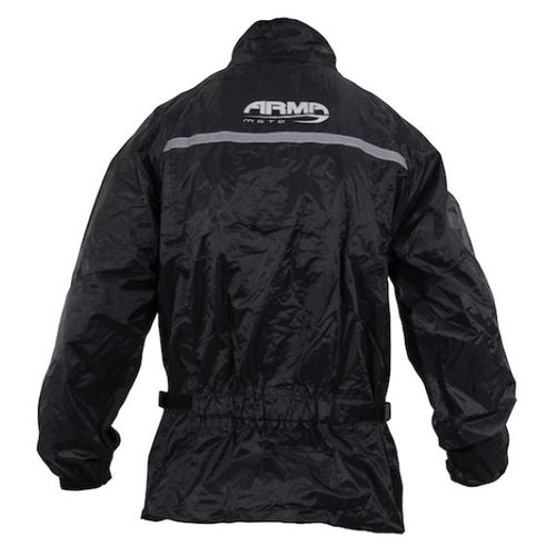 Armr RainWear Over Jacket Black Mens - L