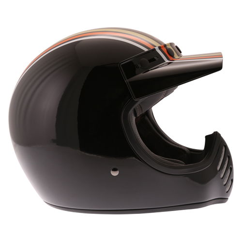 Bell Moto-3 Stripes Helmet Black Orange XS (53-54 cm)