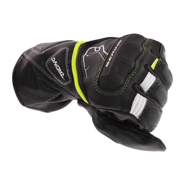 Bering Run-R Gloves Black Fluo Mens - 8 - S