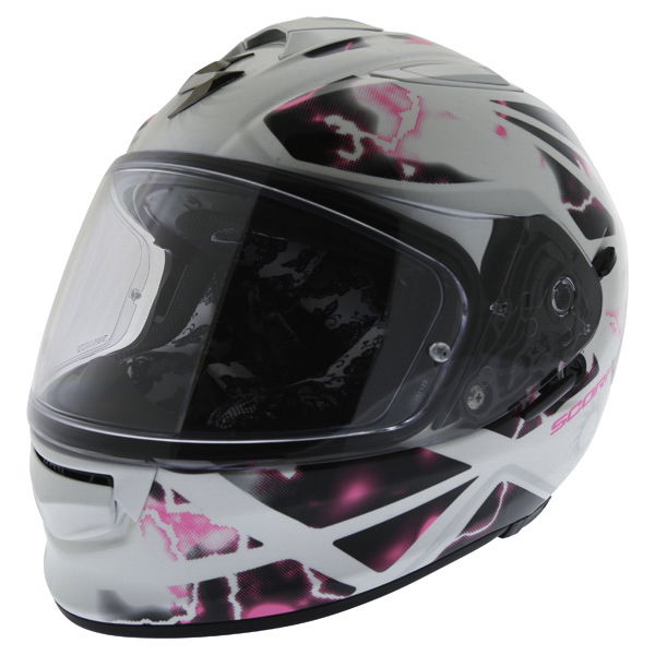 Scorpion Exo 510 Xena Helmet White Pink XS (53-54 cm)