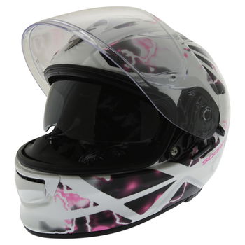 Scorpion Exo 510 Xena Helmet White Pink XS (53-54 cm)